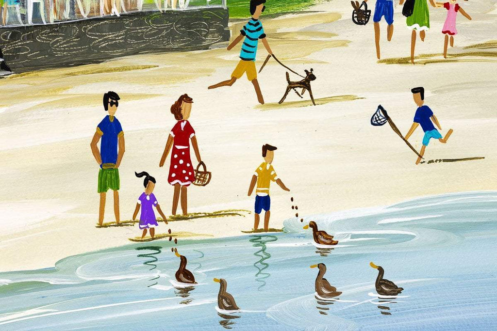 The Bluebird Coniston - Original - SOLD by artist Anne Blundell - Wyecliffe Galleries