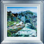 The Giggling Goose Cafe - SOLD by artist Anne Blundell - Wyecliffe Galleries