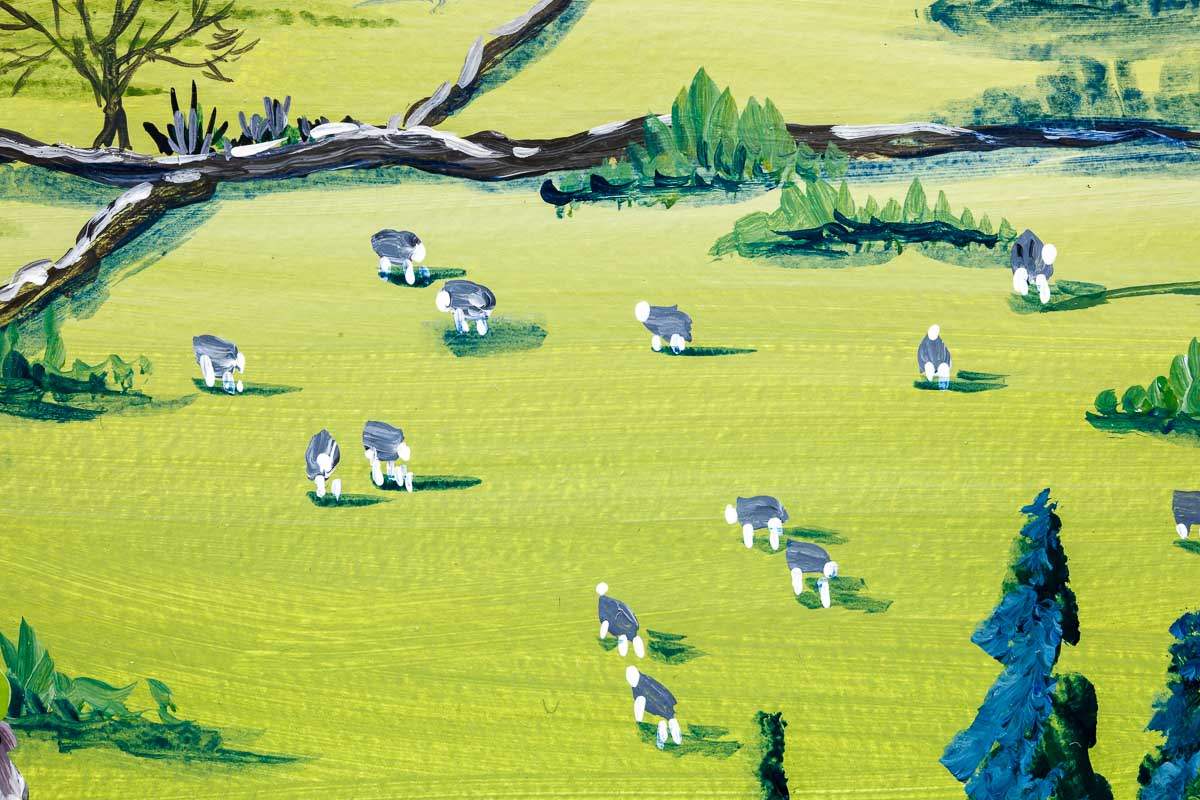 The Perfect Spot - Original - SOLD by artist Anne Blundell - Wyecliffe Galleries