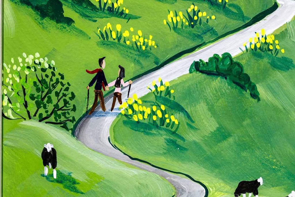 The Perfect Spot - Original - SOLD by artist Anne Blundell - Wyecliffe Galleries