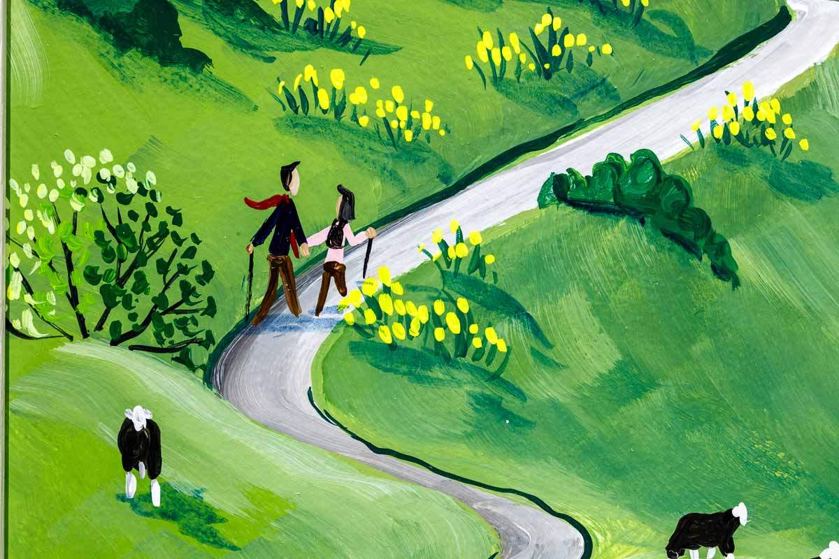 The Perfect Spot - Original - SOLD by artist Anne Blundell - Wyecliffe Galleries