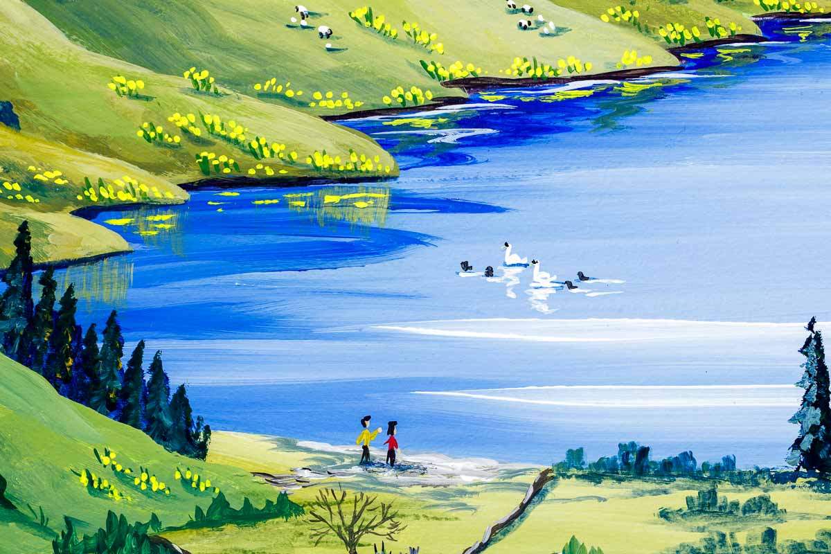 The Perfect Spot - Original - SOLD by artist Anne Blundell - Wyecliffe Galleries