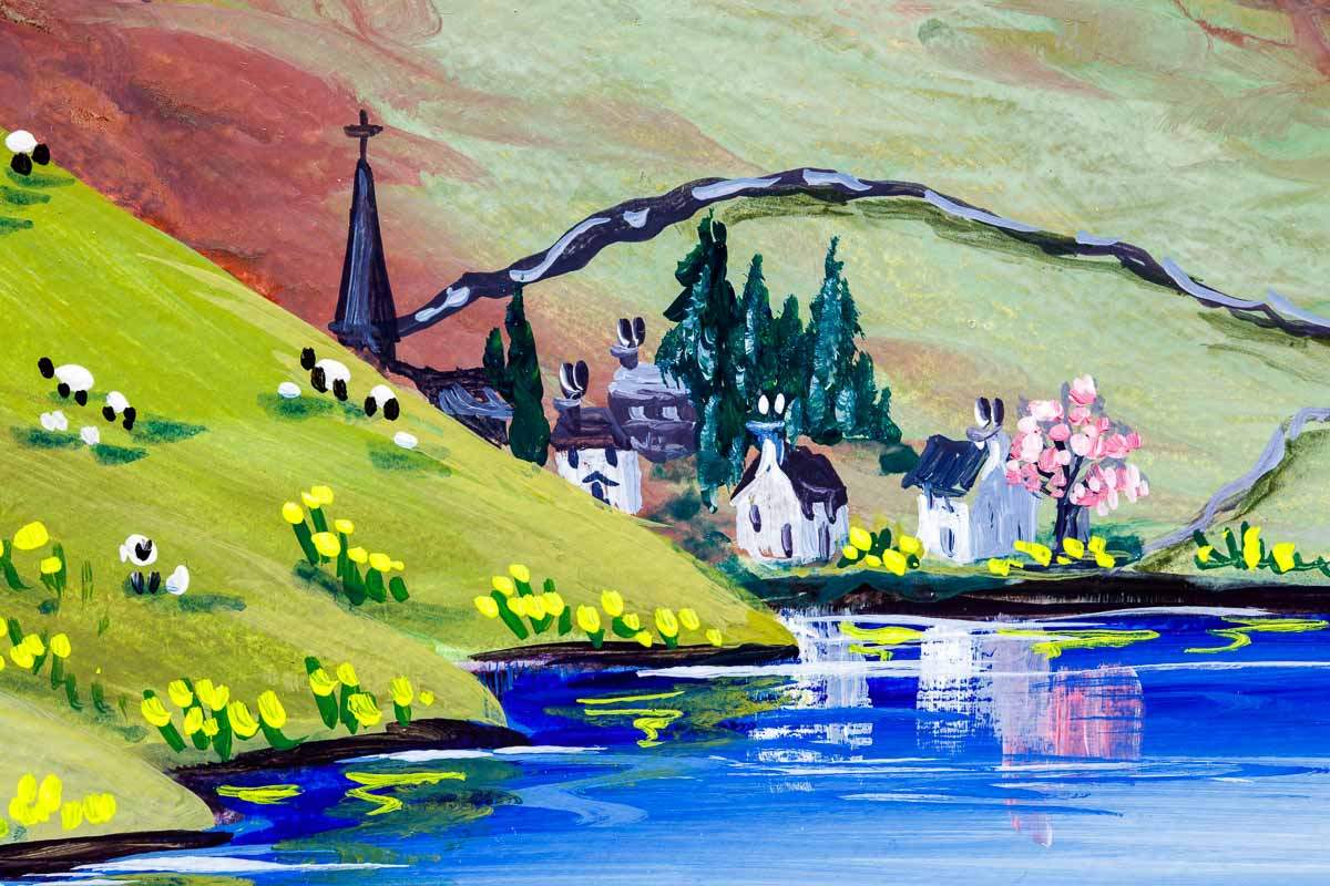 The Perfect Spot - Original - SOLD by artist Anne Blundell - Wyecliffe Galleries