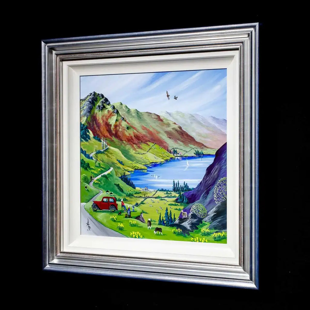 The Perfect Spot - Original - SOLD by artist Anne Blundell - Wyecliffe Galleries