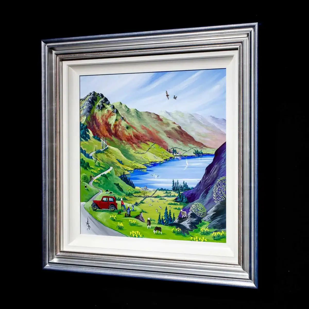 The Perfect Spot - Original - SOLD by artist Anne Blundell - Wyecliffe Galleries