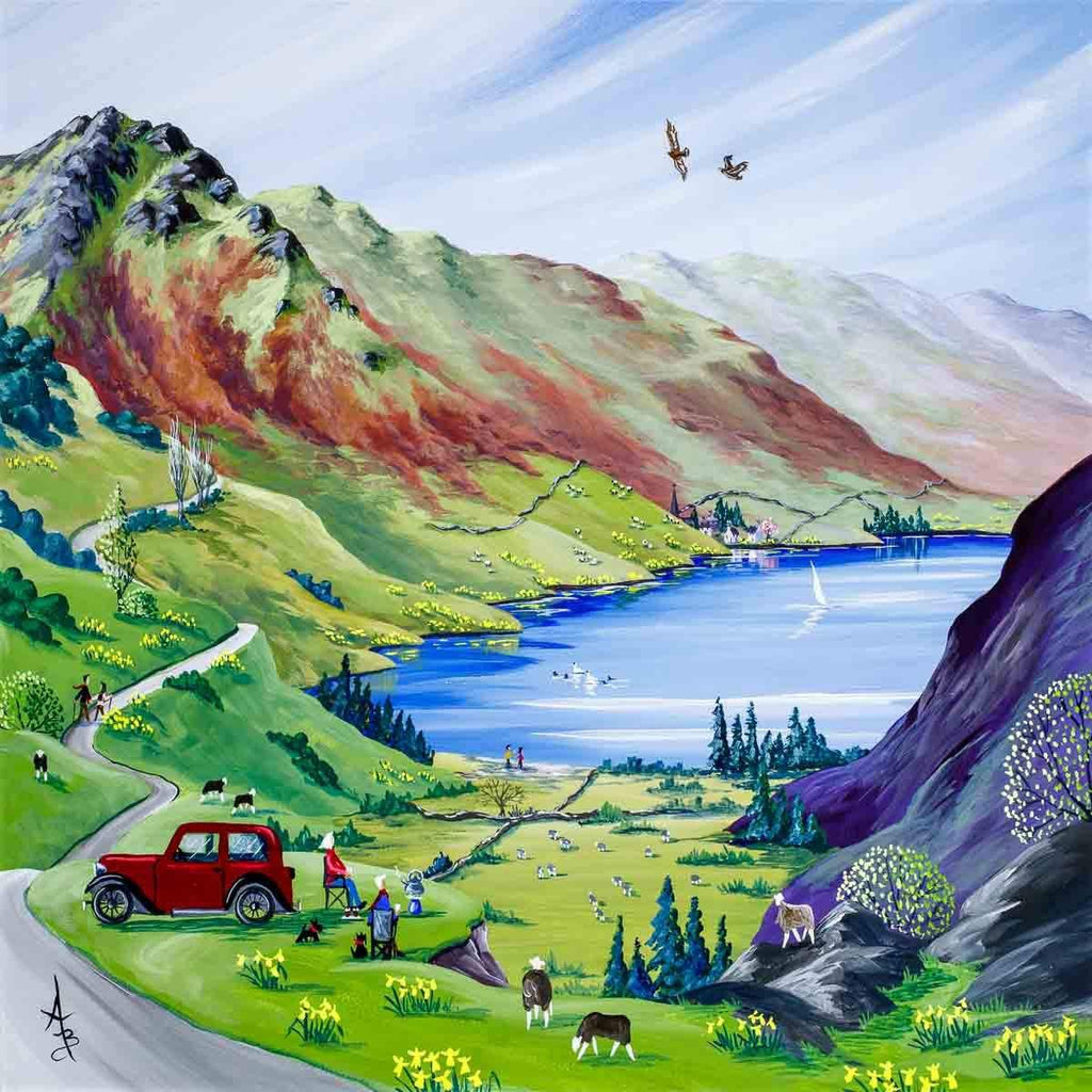 The Perfect Spot - Original - SOLD by artist Anne Blundell - Wyecliffe Galleries