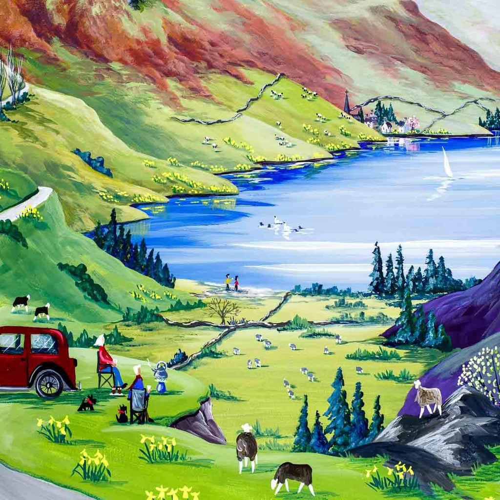 The Perfect Spot - Original - SOLD by artist Anne Blundell - Wyecliffe Galleries