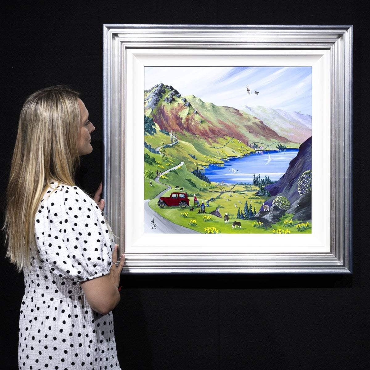 The Perfect Spot - Original - SOLD by artist Anne Blundell - Wyecliffe Galleries