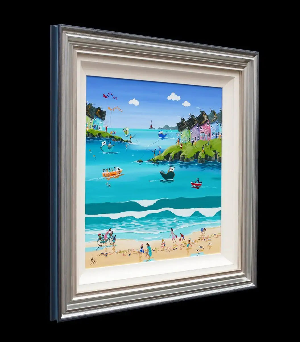 The Shell Seekers - Original - SOLD by artist Anne Blundell - Wyecliffe Galleries