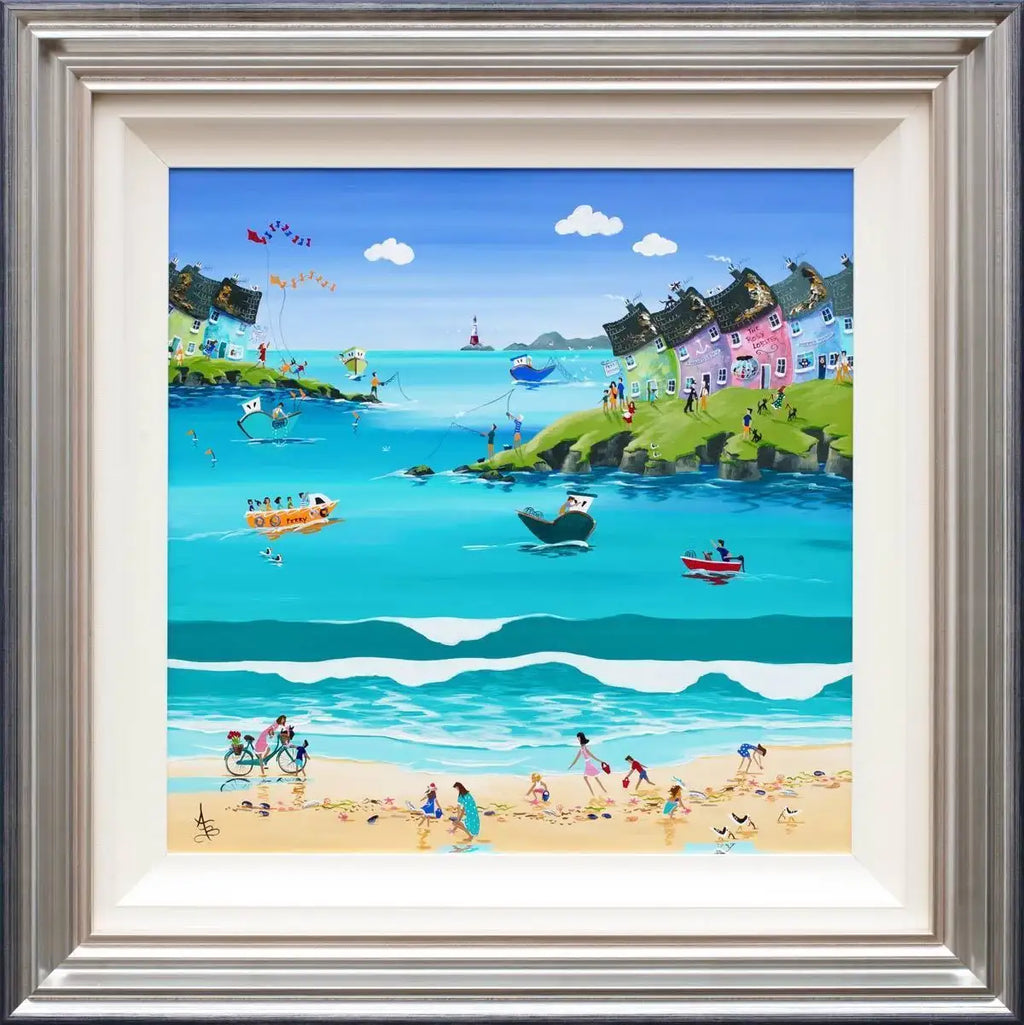 The Shell Seekers - Original - SOLD by artist Anne Blundell - Wyecliffe Galleries