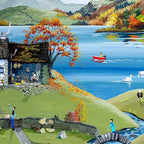 The Swill Basket Maker - Original - SOLD by artist Anne Blundell - Wyecliffe Galleries