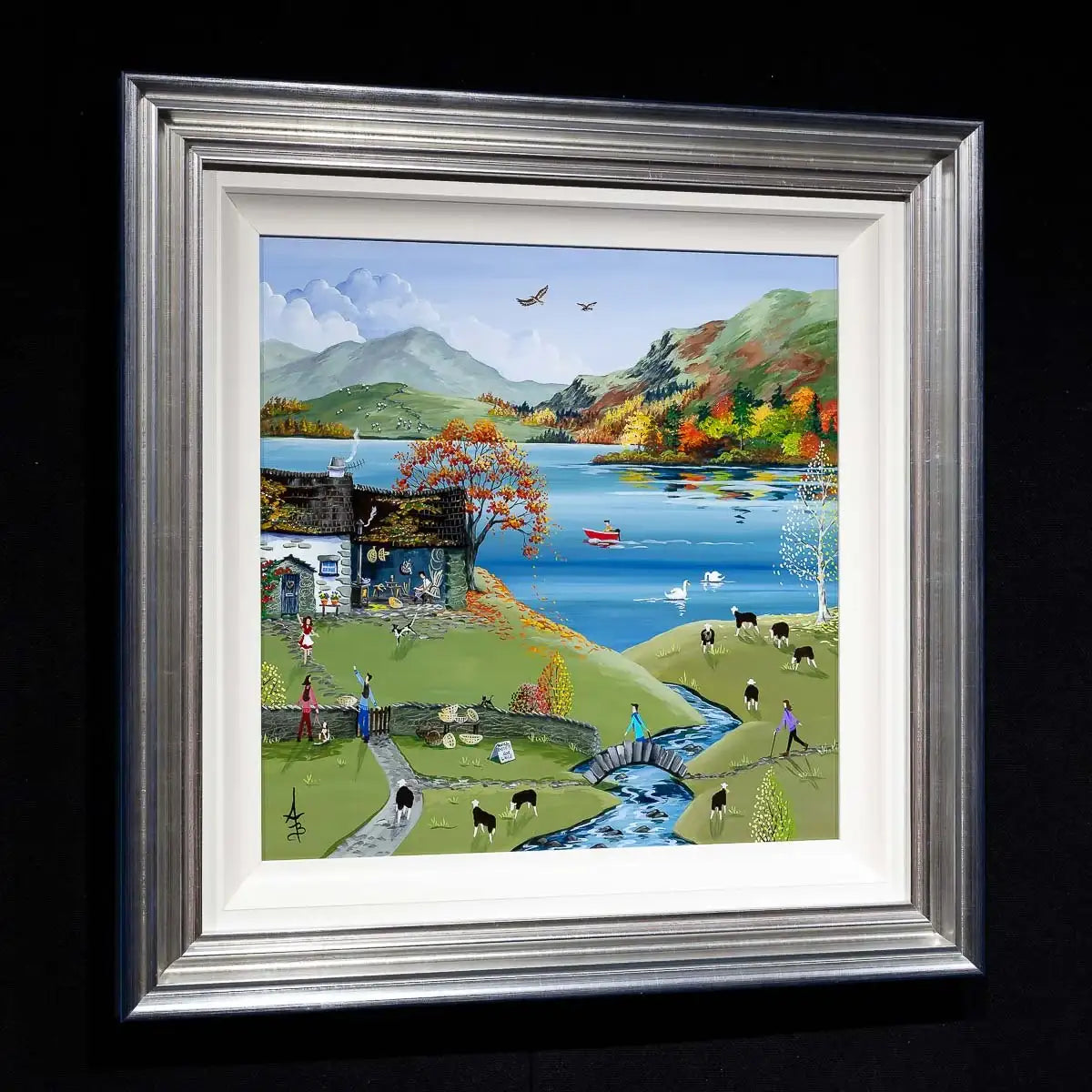 The Swill Basket Maker - Original - SOLD by artist Anne Blundell - Wyecliffe Galleries