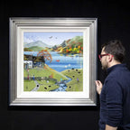 The Swill Basket Maker - Original - SOLD by artist Anne Blundell - Wyecliffe Galleries