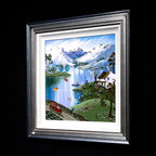 Through the Snowdrops to the Swan - Original - SOLD by artist Anne Blundell - Wyecliffe Galleries