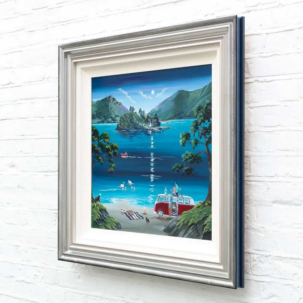 Tranquil Shore - Original - SOLD by artist Anne Blundell - Wyecliffe Galleries