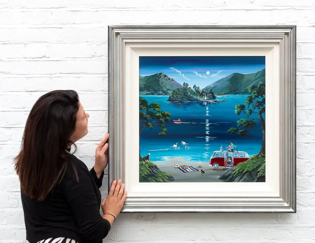 Tranquil Shore - Original - SOLD by artist Anne Blundell - Wyecliffe Galleries