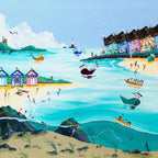 Turquoise Summer - Original - SOLD by artist Anne Blundell - Wyecliffe Galleries