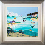 Turquoise Summer - Original - SOLD by artist Anne Blundell - Wyecliffe Galleries