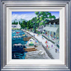 Waterhead Cafe Ambleside - Original - SOLD by artist Anne Blundell - Wyecliffe Galleries