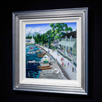 Waterhead Cafe Ambleside - Original - SOLD by artist Anne Blundell - Wyecliffe Galleries