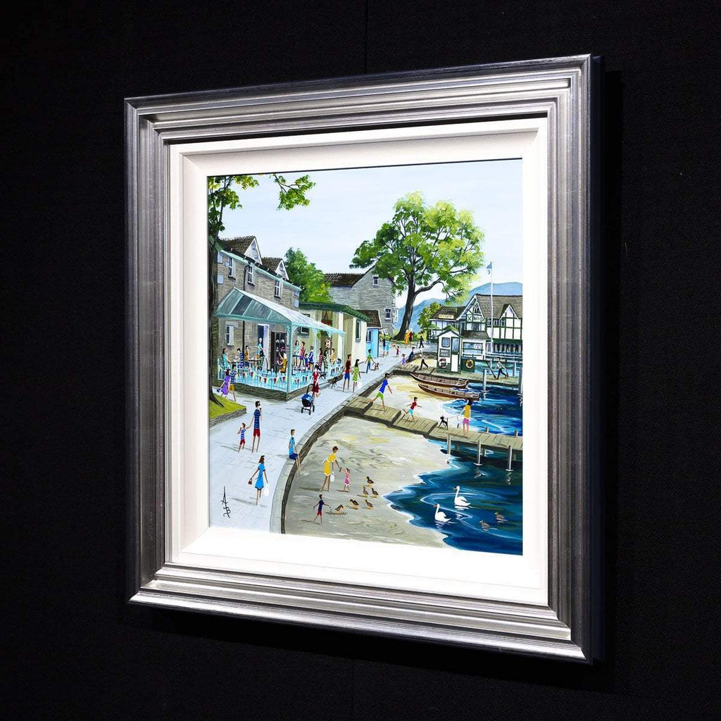 Waterhead Coffee Ambleside - Original - SOLD by artist Anne Blundell - Wyecliffe Galleries
