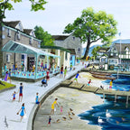 Waterhead Coffee Ambleside - Original - SOLD by artist Anne Blundell - Wyecliffe Galleries