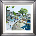 Waterhead Coffee Ambleside - Original - SOLD by artist Anne Blundell - Wyecliffe Galleries