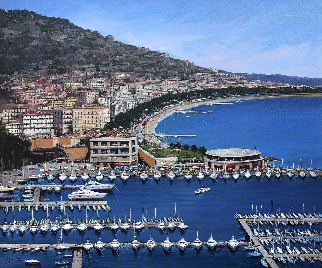 Cannes - SOLD by artist Antonio Iannicelli - Wyecliffe Galleries