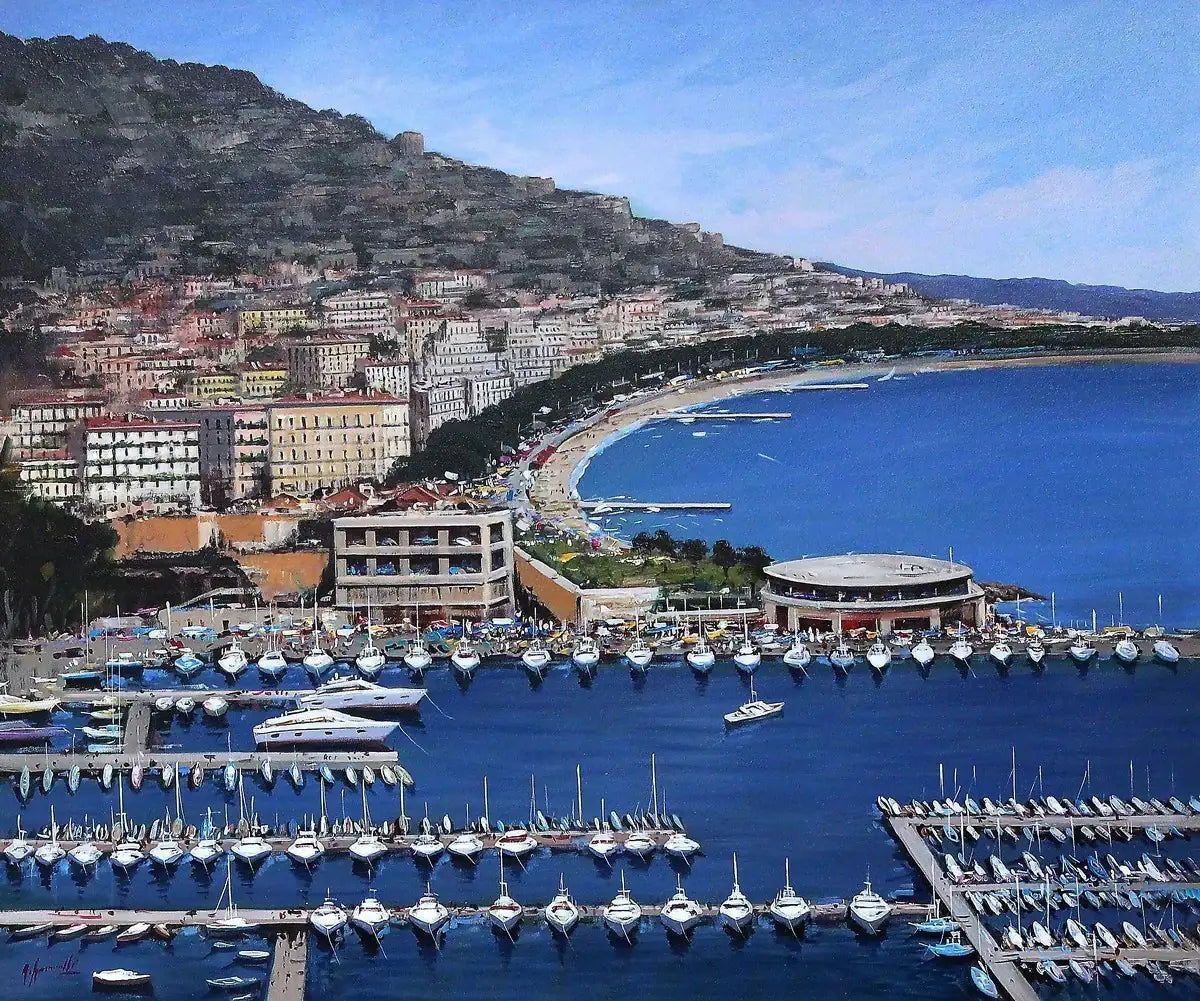Cannes - SOLD by artist Antonio Iannicelli - Wyecliffe Galleries