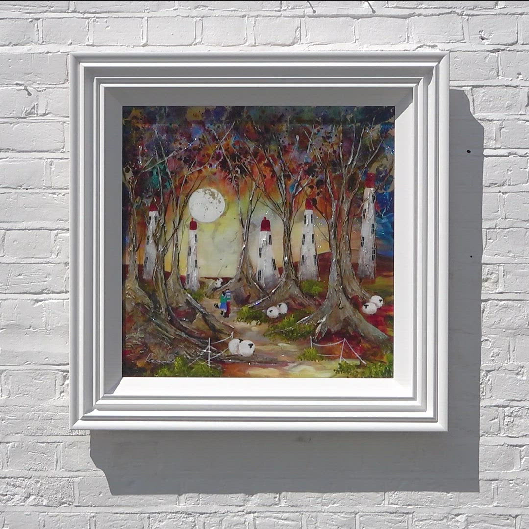 Following the Moon - Original - SOLD