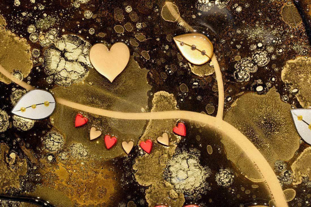 Branch of Gold - SOLD by artist Beatriz - Wyecliffe Galleries