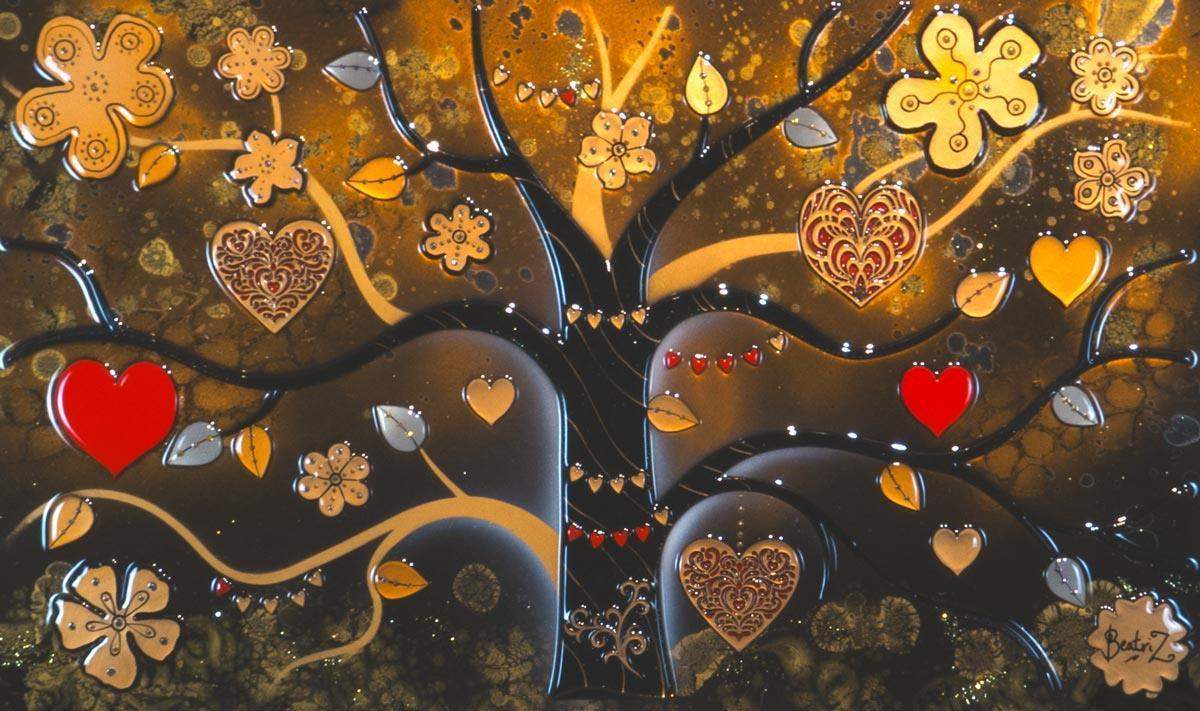 Copper Wood - SOLD by artist Beatriz - Wyecliffe Galleries