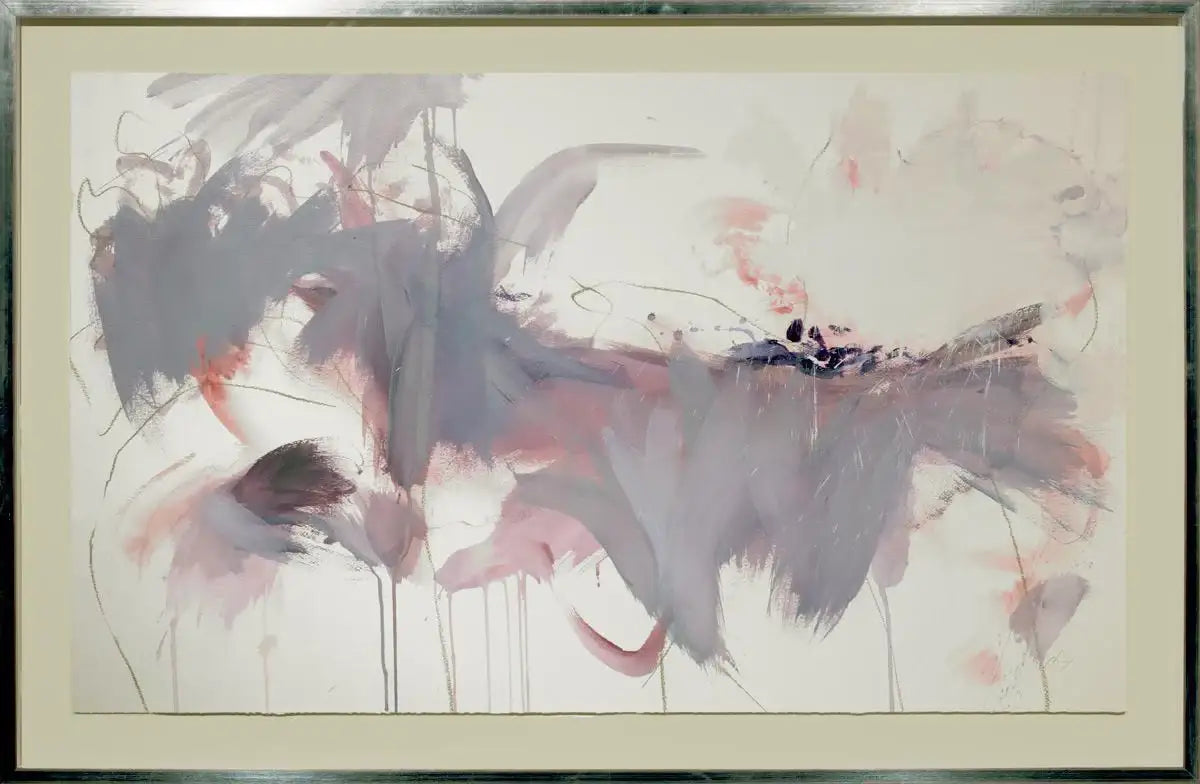 Gris Y Rosa - Original - SOLD by artist Beatriz Elorza - Wyecliffe Galleries