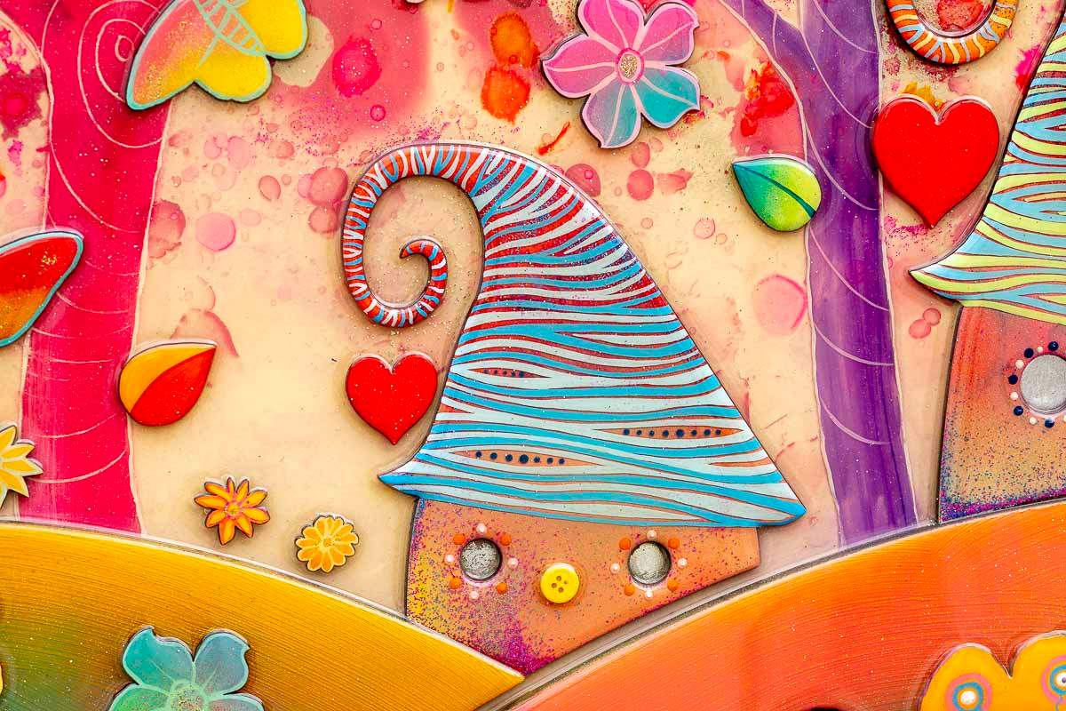 Enchanted Butterflies - Original by artist Beatriz - Wyecliffe Galleries