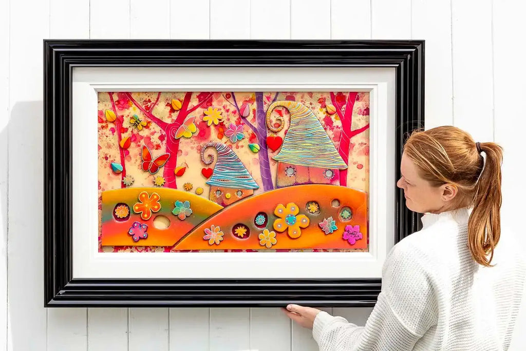 Enchanted Butterflies - Original by artist Beatriz - Wyecliffe Galleries