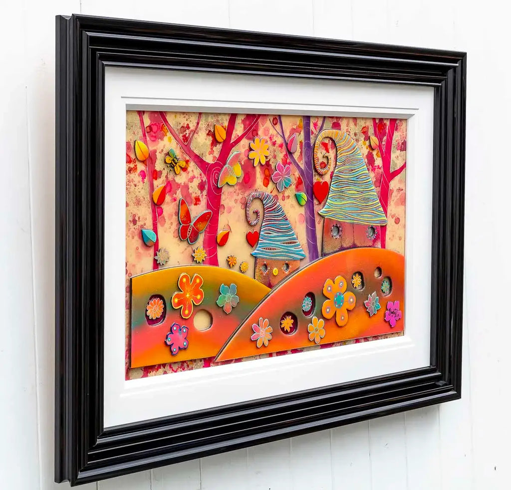 Enchanted Butterflies - Original by artist Beatriz - Wyecliffe Galleries