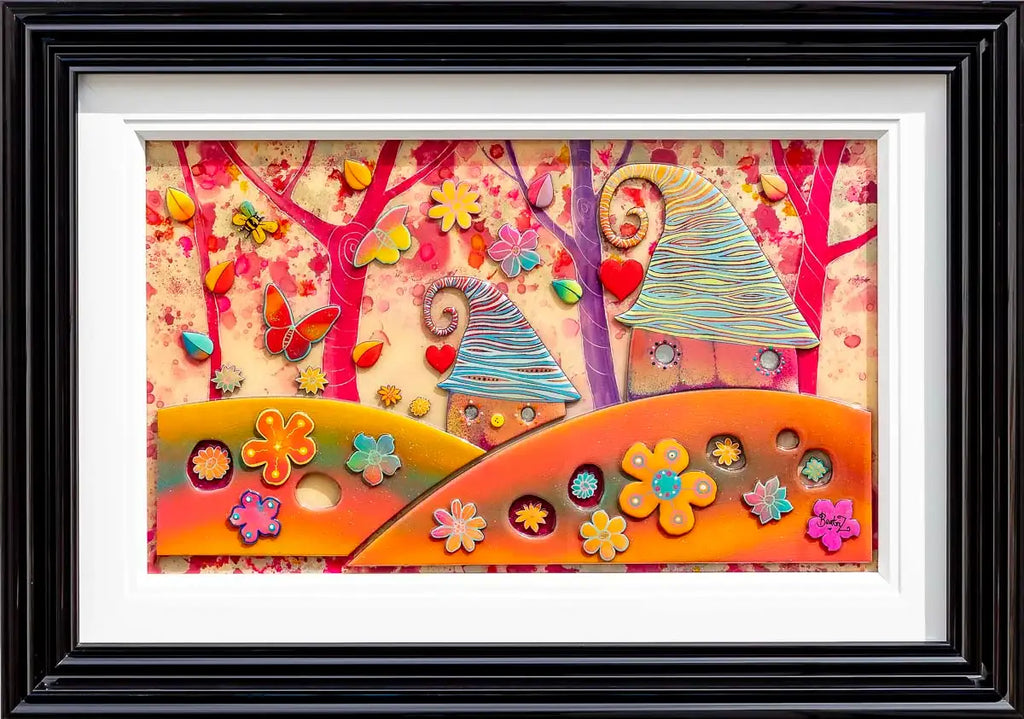 Enchanted Butterflies - Original by artist Beatriz - Wyecliffe Galleries