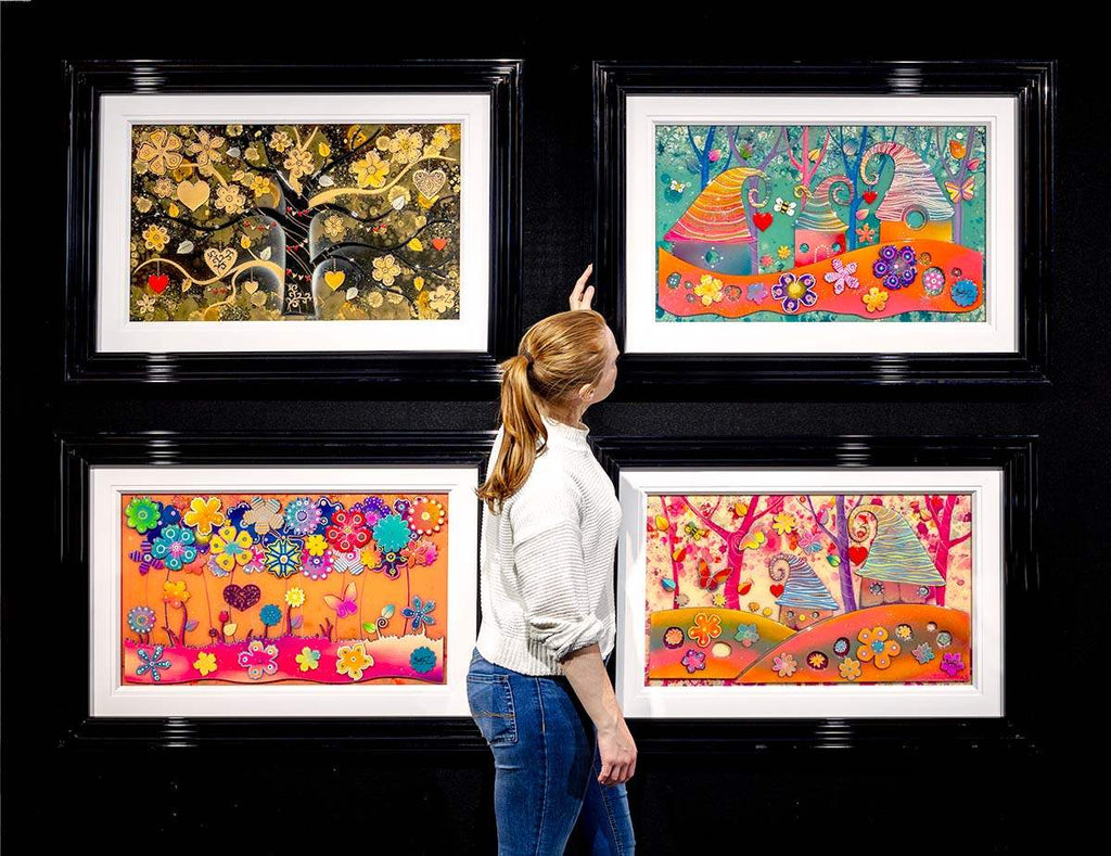 Enchanted Butterflies - Original by artist Beatriz - Wyecliffe Galleries