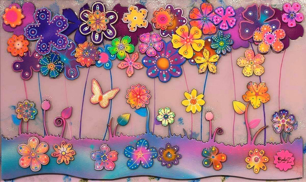 Lavender Blossom - Original - SOLD by artist Beatriz - Wyecliffe Galleries