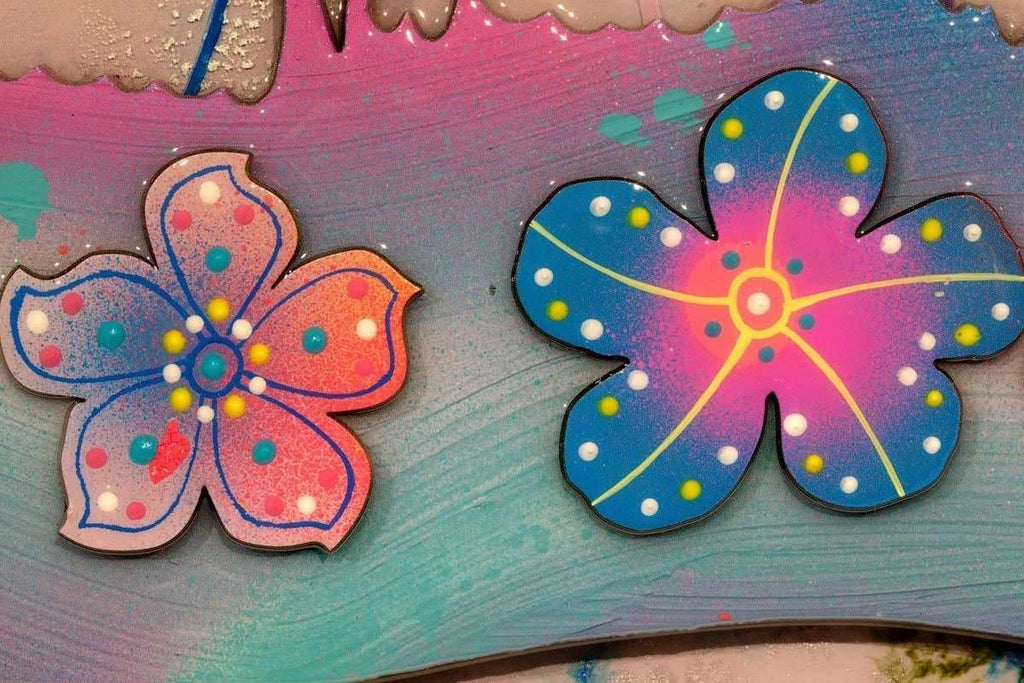 Lavender Blossom - Original - SOLD by artist Beatriz - Wyecliffe Galleries