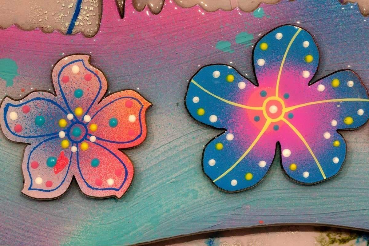 Lavender Blossom - Original - SOLD by artist Beatriz - Wyecliffe Galleries