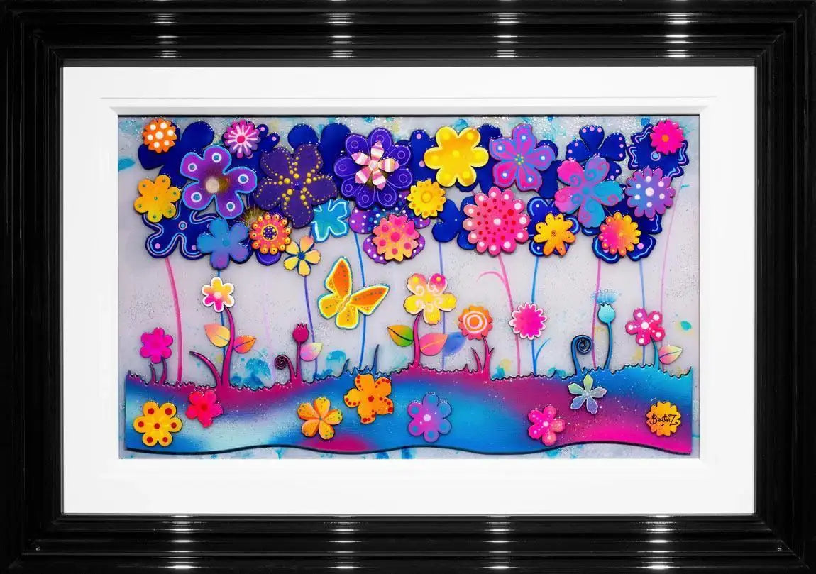 Lilac Daisies - Original - SOLD by artist Beatriz - Wyecliffe Galleries