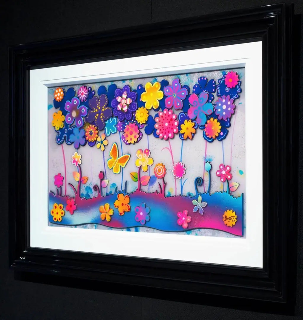 Lilac Daisies - Original - SOLD by artist Beatriz - Wyecliffe Galleries