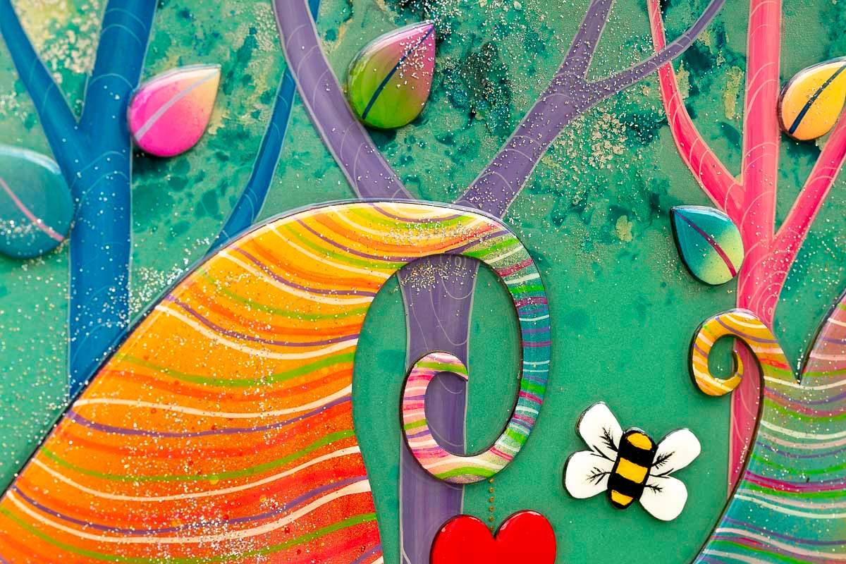 Love Hill Lane - Original - SOLD by artist Beatriz - Wyecliffe Galleries