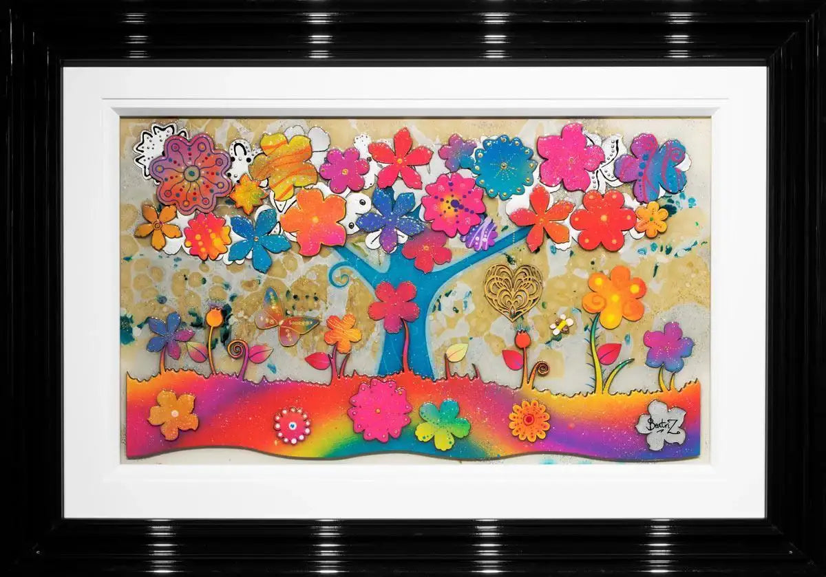 Rainbow Road - Original - SOLD by artist Beatriz - Wyecliffe Galleries