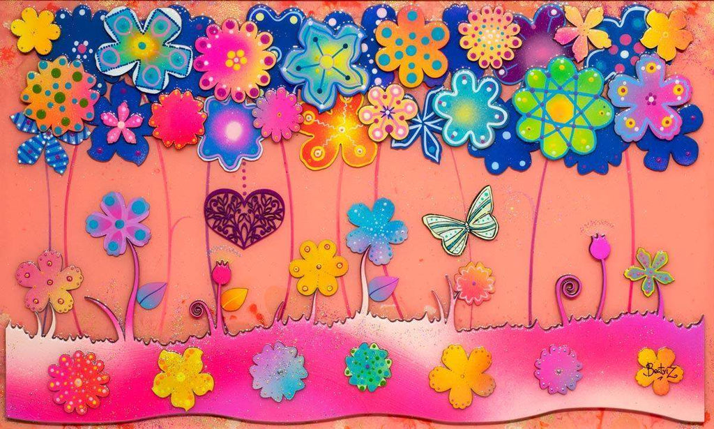 Rose Gardens - Original - SOLD by artist Beatriz - Wyecliffe Galleries