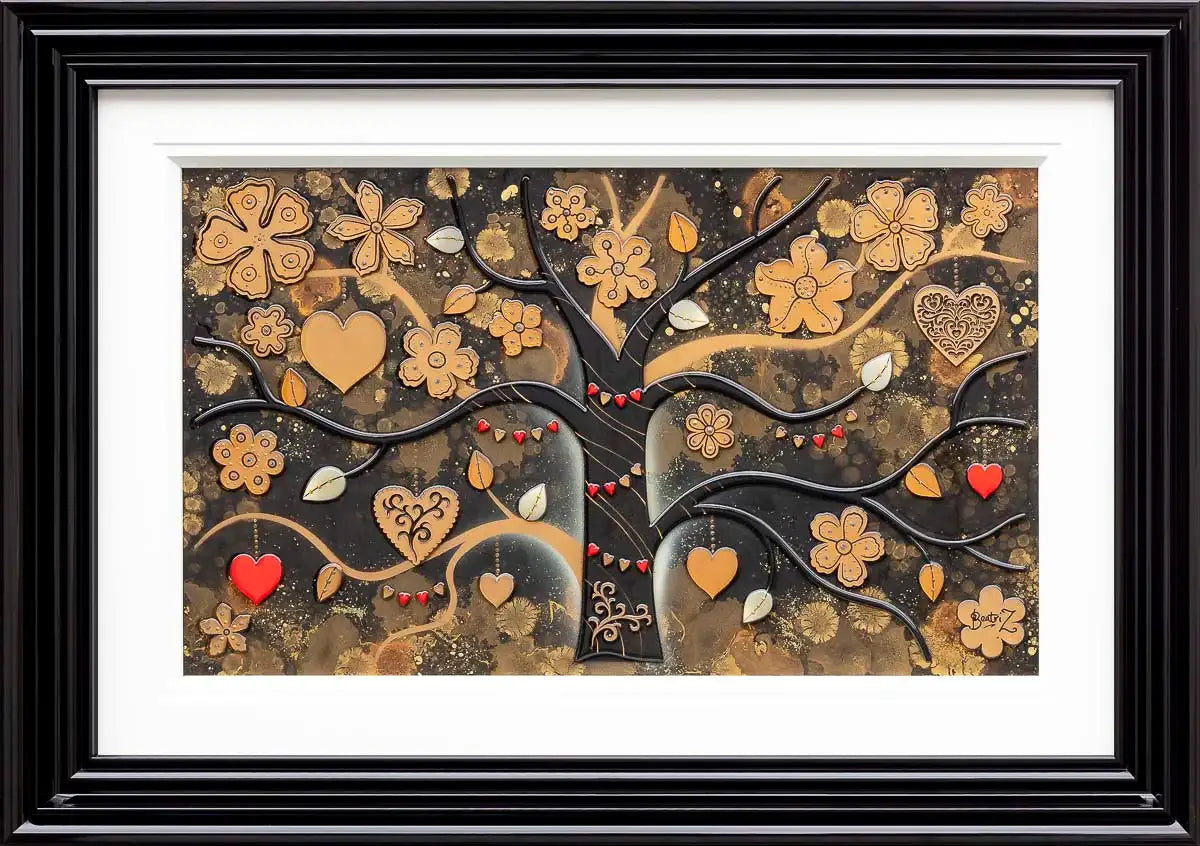 Secrets and Whispers - Original - SOLD by artist Beatriz - Wyecliffe Galleries