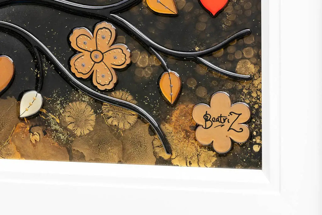 Secrets and Whispers - Original - SOLD by artist Beatriz - Wyecliffe Galleries