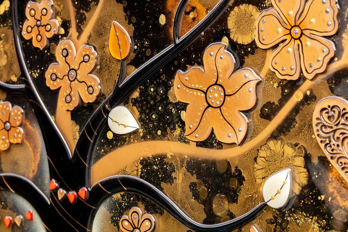 Secrets and Whispers - Original - SOLD by artist Beatriz - Wyecliffe Galleries