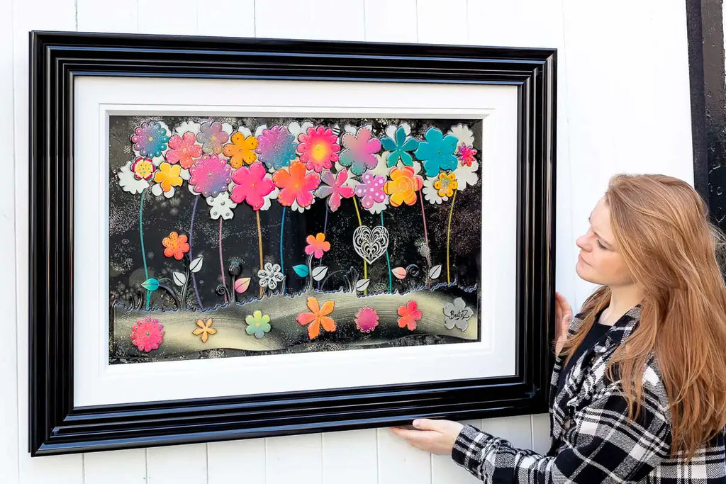 Sherbert Forest - Original by artist Beatriz - Wyecliffe Galleries